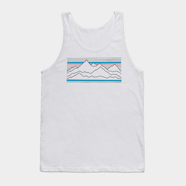 Mountains Tank Top by Whettpaint